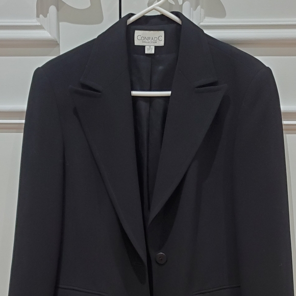 Conrad C Collection- Black Classic Blazer - Picture 3 of 8
